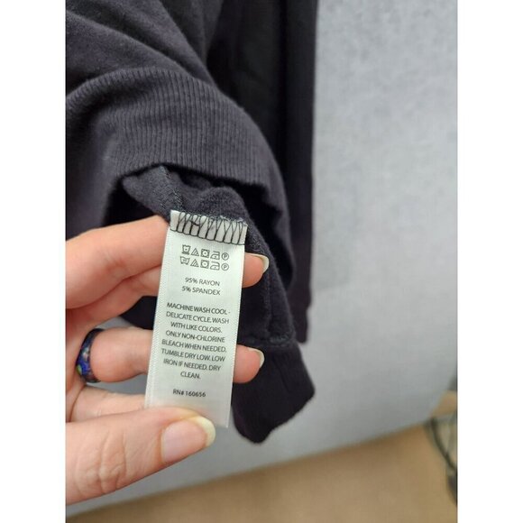 Cynthia Rowley Black Sweatshirt With Gnome Embroidery - Picture 5 of 6